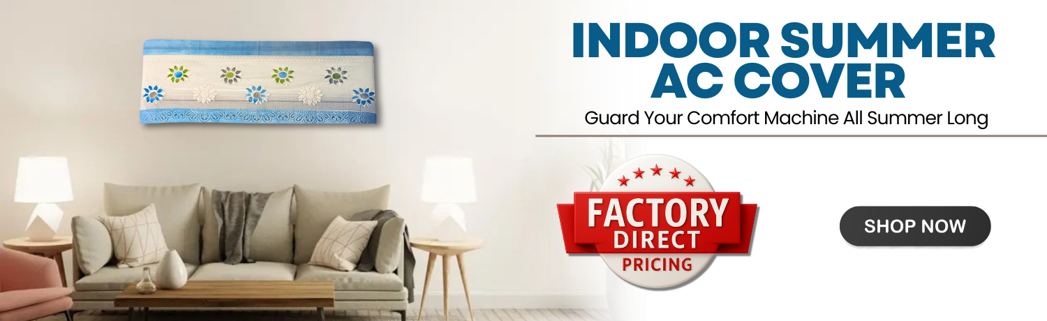 Premium Indoor Summer AC Cover – Dustproof & Waterproof