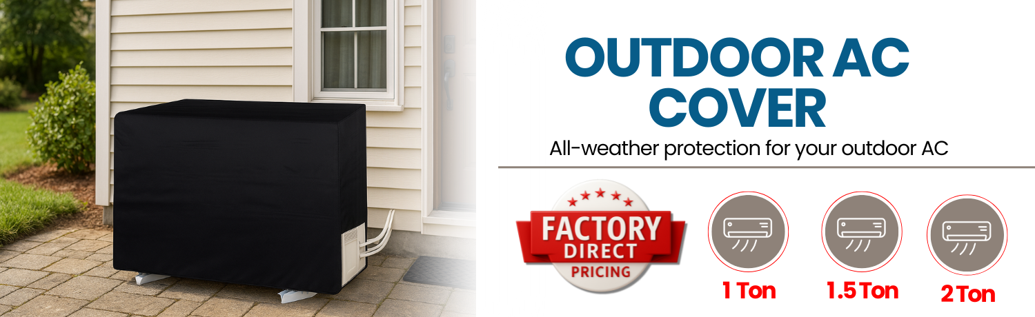 Outdoor AC Cover – Waterproof, Dustproof & Universal Protection