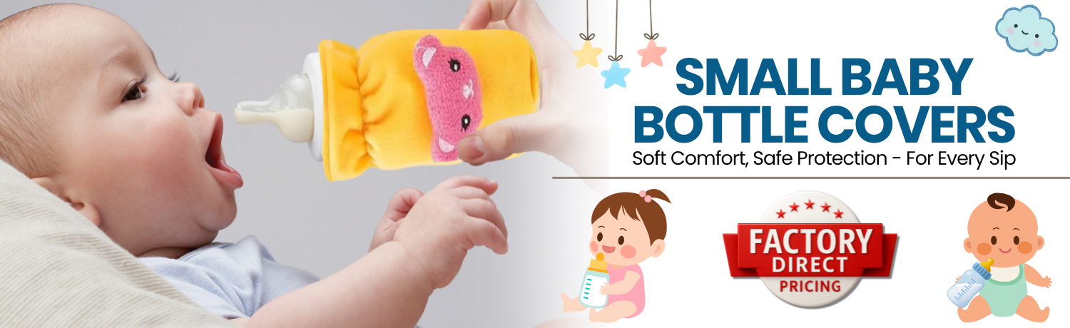 Feeding Bottle Cover | Milk Bottle Cover | Glass Feeding Bottle with Silicone Cover (125ml, 150ml, 250ml) | Buy Insulated Bottle Covers Online
