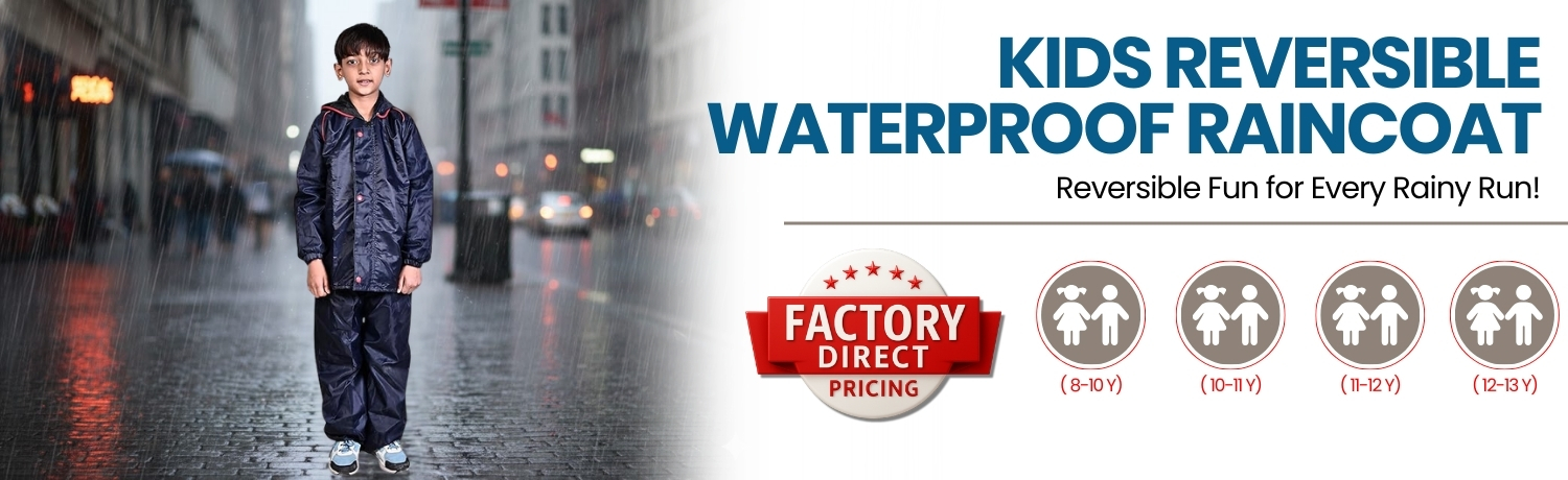 Waterproof Kids Raincoat Set - Lightweight & Durable