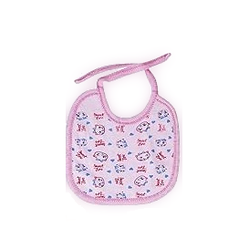 Infant Cotton Towel Feeding Bib for Babies – Reusable Wash Friendly, Ultra Soft Fabric, Fast Absorbing Drool and Food Bib, Multicolor