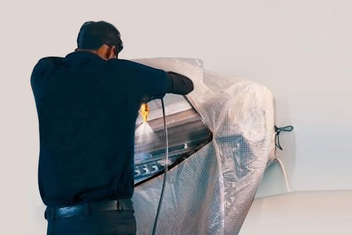 Waterproof Split AC Service Cover Cleaning Wash Bag for 1.5 to 2 Ton Indoor Unit Wall Mounted