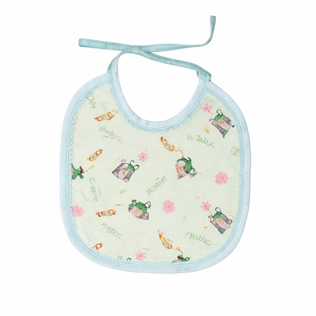 Baby Towel Bib for Infants and Toddlers – Soft Cotton Feeding Bib, Washable Reusable, Quick Absorbent Drool Bib, Multicolor