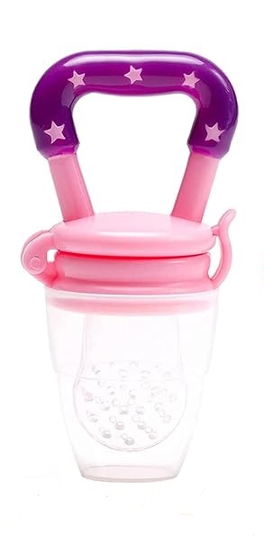 Baby Silicone Fruit Feeder Pacifier for Infants , Safe Food Nibbler for Teething and Weaning