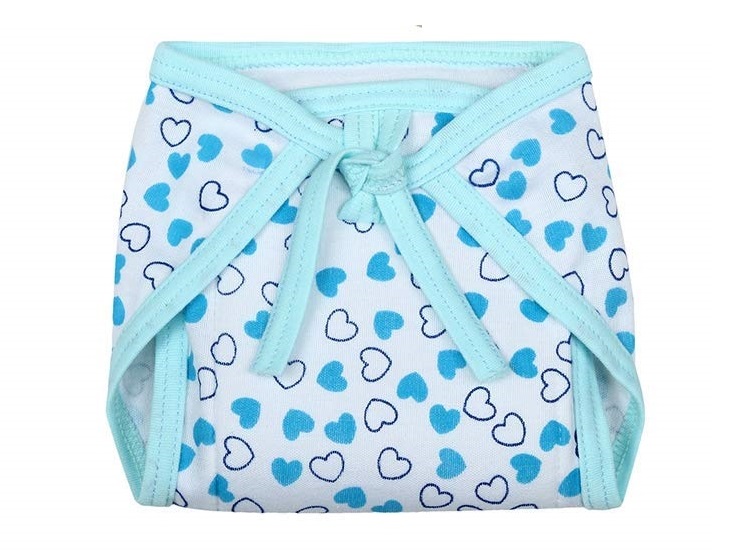 Printed Cotton Hosiery Washable and Reusable Adjustable Cloth Diaper with Insert for Babies