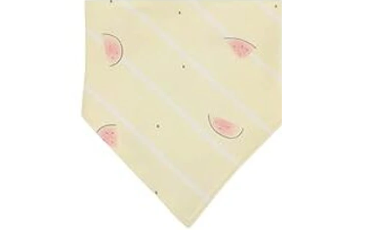 Pure Cotton Bandana Baby Bibs for Newborn Feeding and Drooling with Adjustable Snap Closure