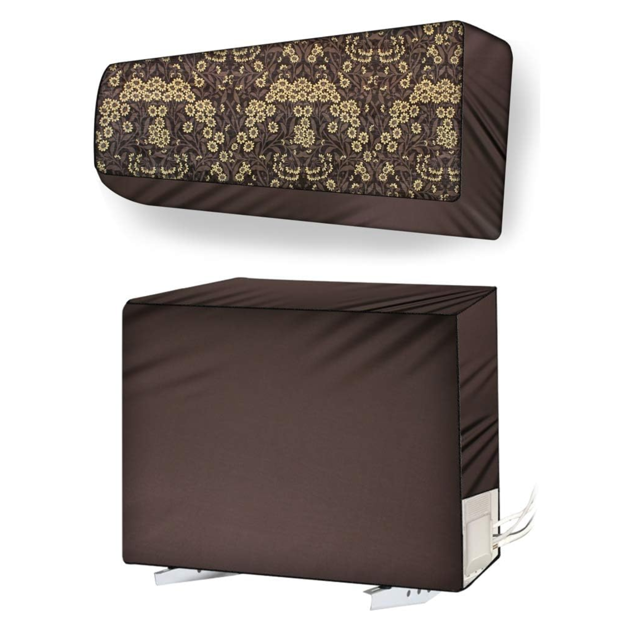 PVC Waterproof AC Cover Set for Split AC | Indoor & Outdoor Unit Dustproof Cover Air Conditioners
