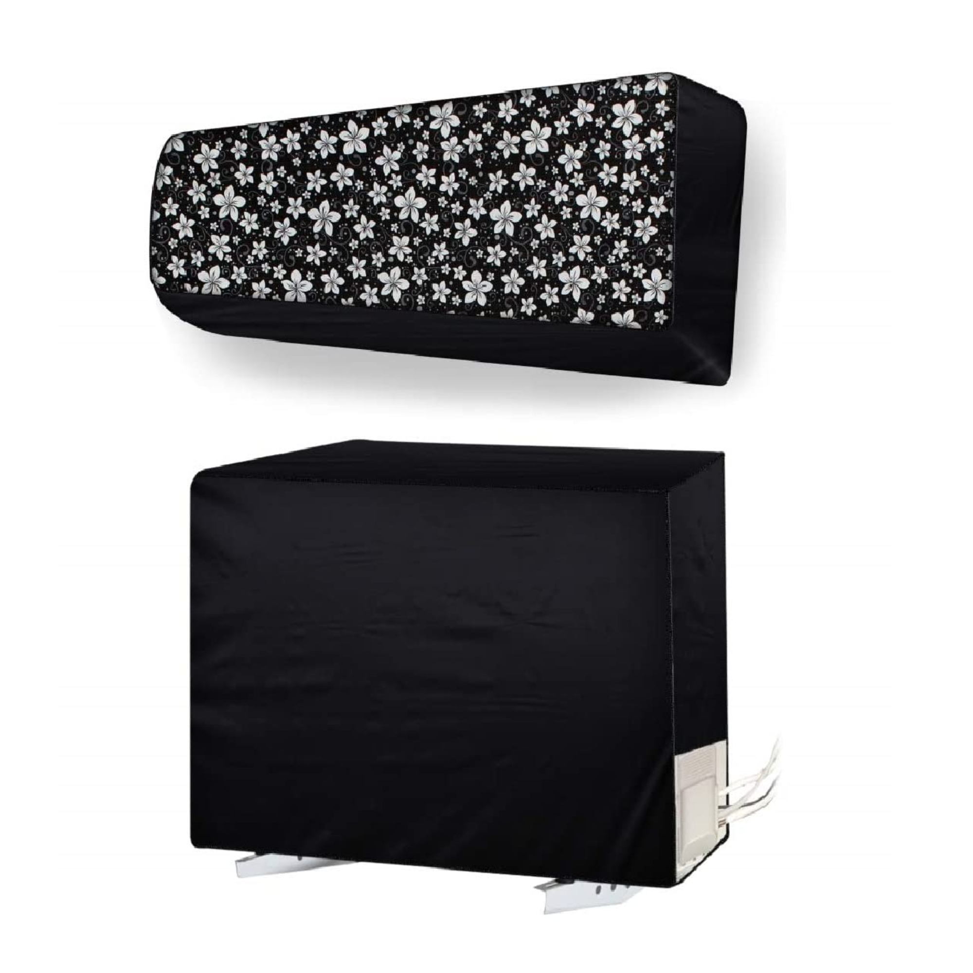 AC COVER SET	 Black Flower_1.5 Ton 