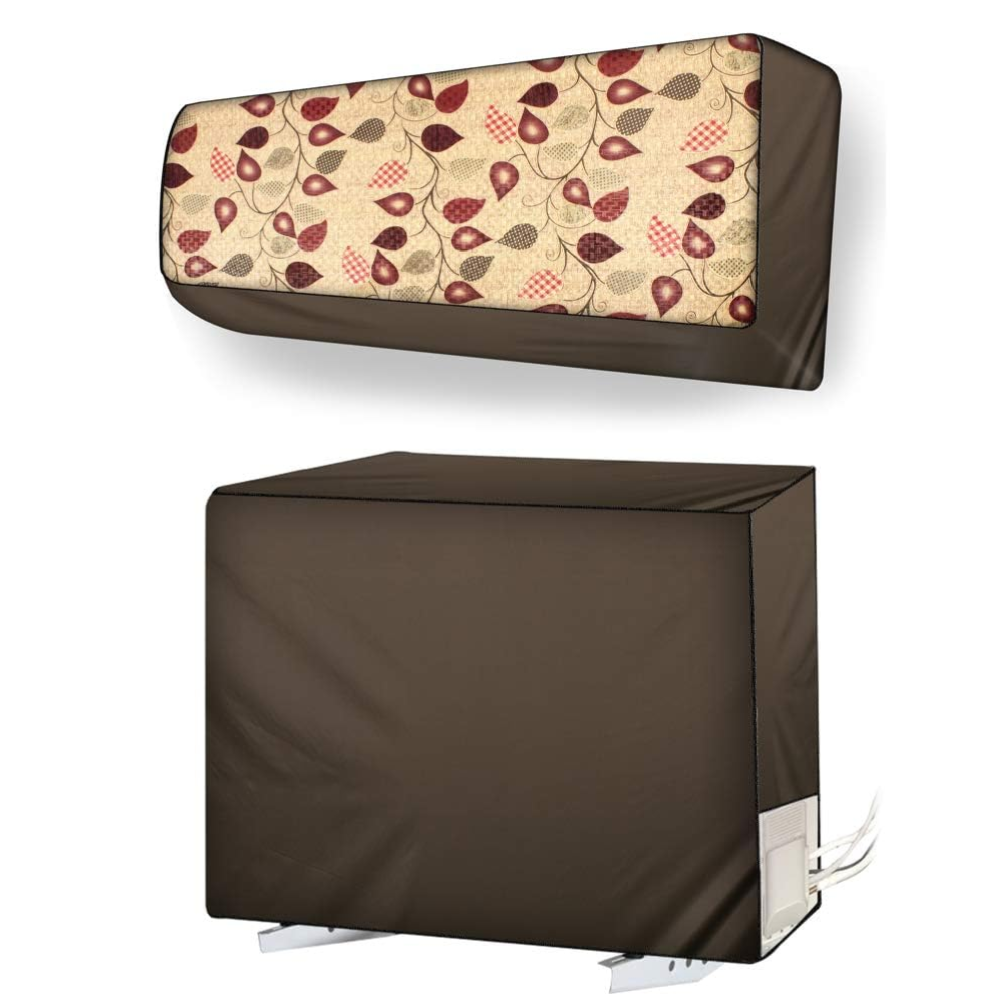 AC COVER SET	 Brown Leaf_1.5 Ton 