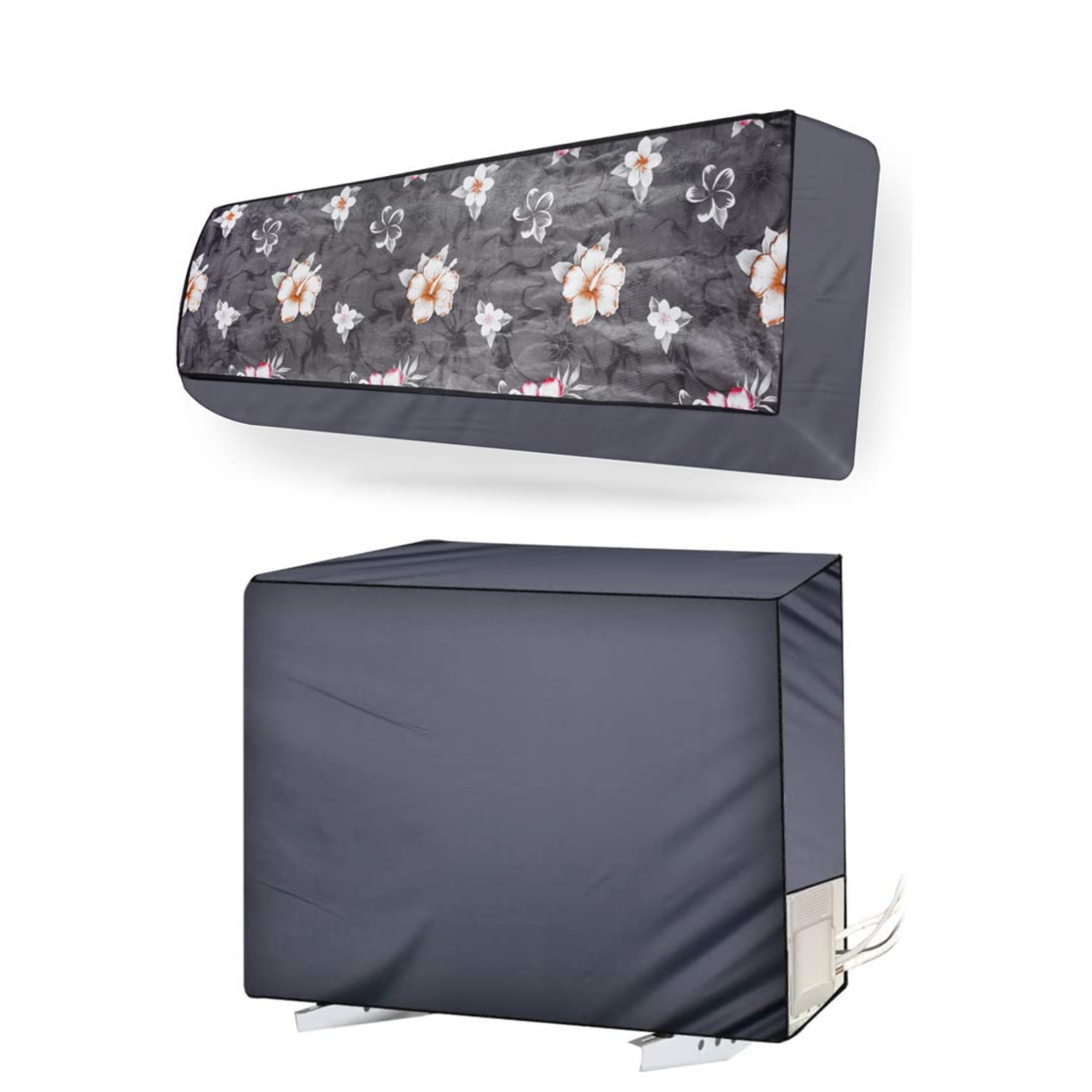 AC COVER SET	 Grey Flower_1.5 Ton 