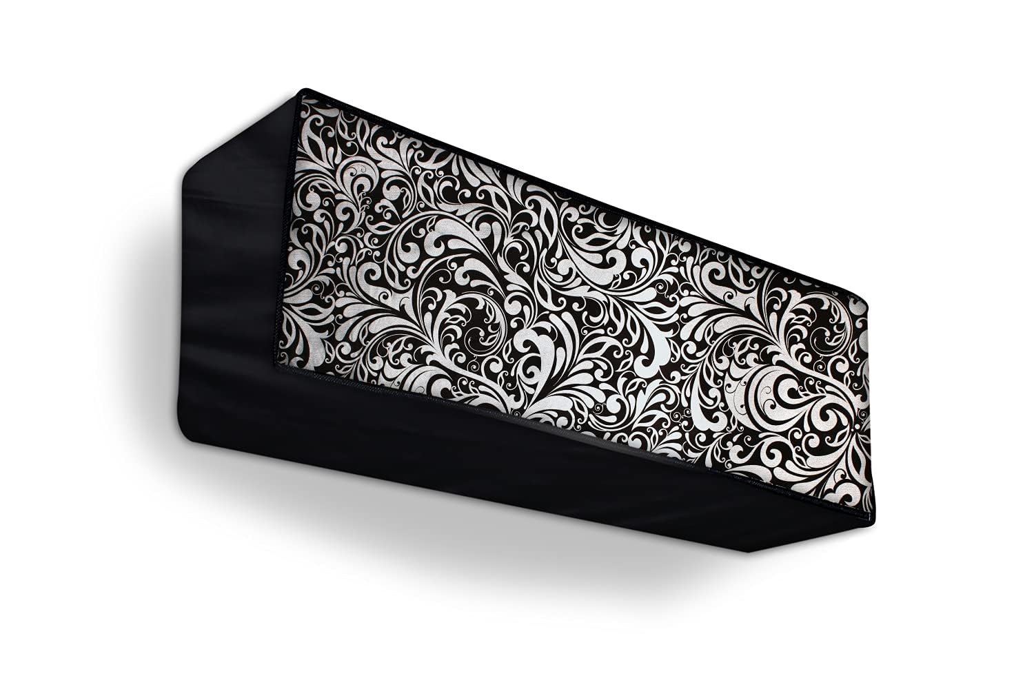 Ac Cover Indoor	 Black Leaves and Flowers_1.5 Ton 