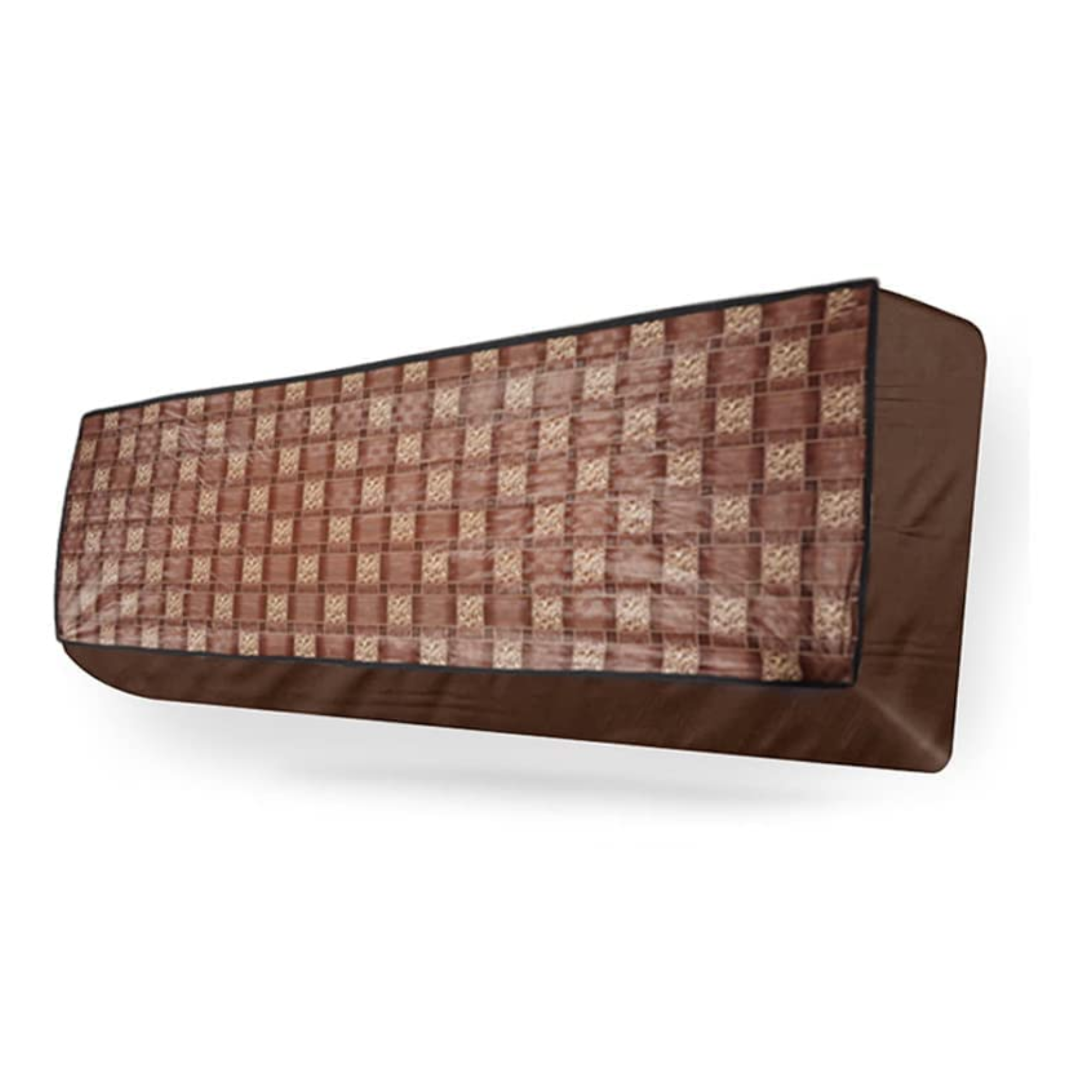 Ac Cover Indoor	 Brown Checkered_1.5 Ton 