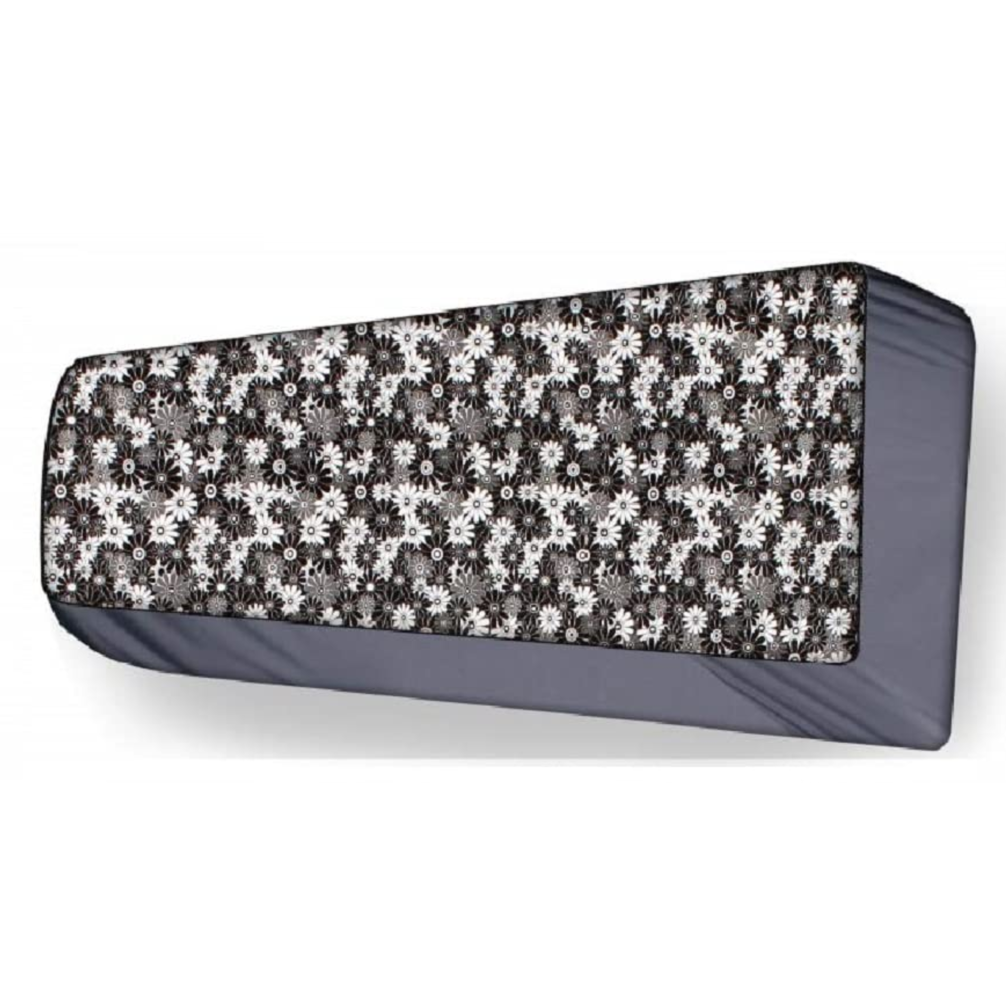 Ac Cover Indoor	 Grey Black White Flower_2 Ton 