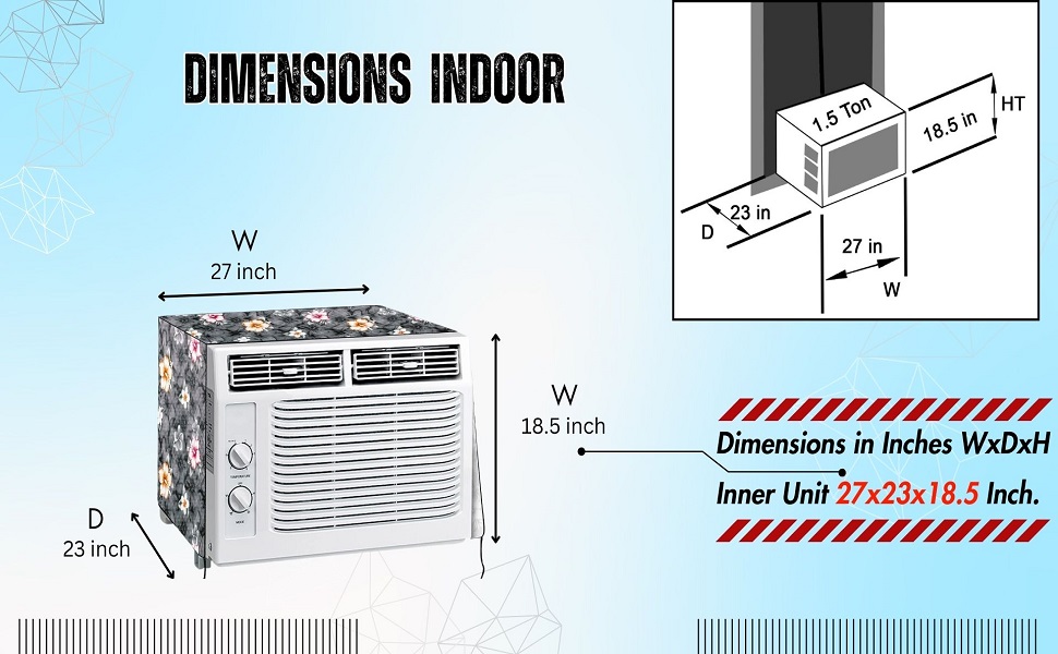 window ac unit cover