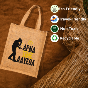 biodegradable jute handbag