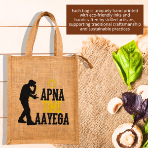 stylish jute handbag for women