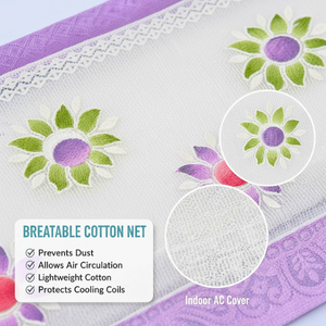 cotton net fabric ac cover