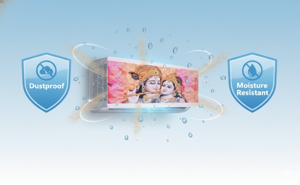 decorative printed ac indoor cover