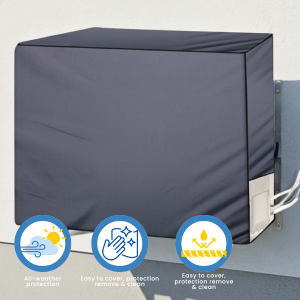 split ac cover set indoor outdoor uv protection