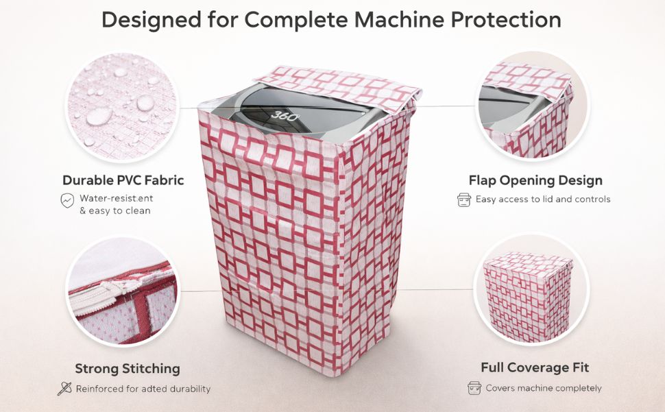 waterproof washing machine cover