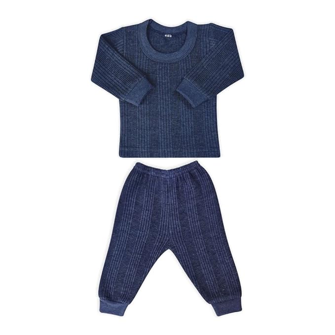 Ultra Warm Baby Thermal Set for Boys and Girls – Soft Round Neck Full Sleeve Top and Pyjama