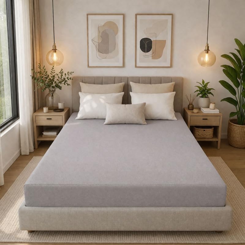 Waterproof Terry Cloth Mattress Protector for King Size Bed – Stretchable Elastic Fitted Cover, Ultra Soft Hypoallergenic Protection 78x72 Inch