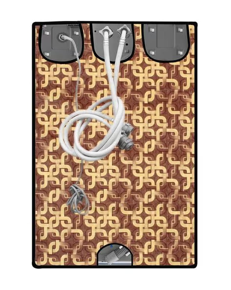 Front Load Washing Machine Cover PVC Waterproof and Dustproof Protection Cover