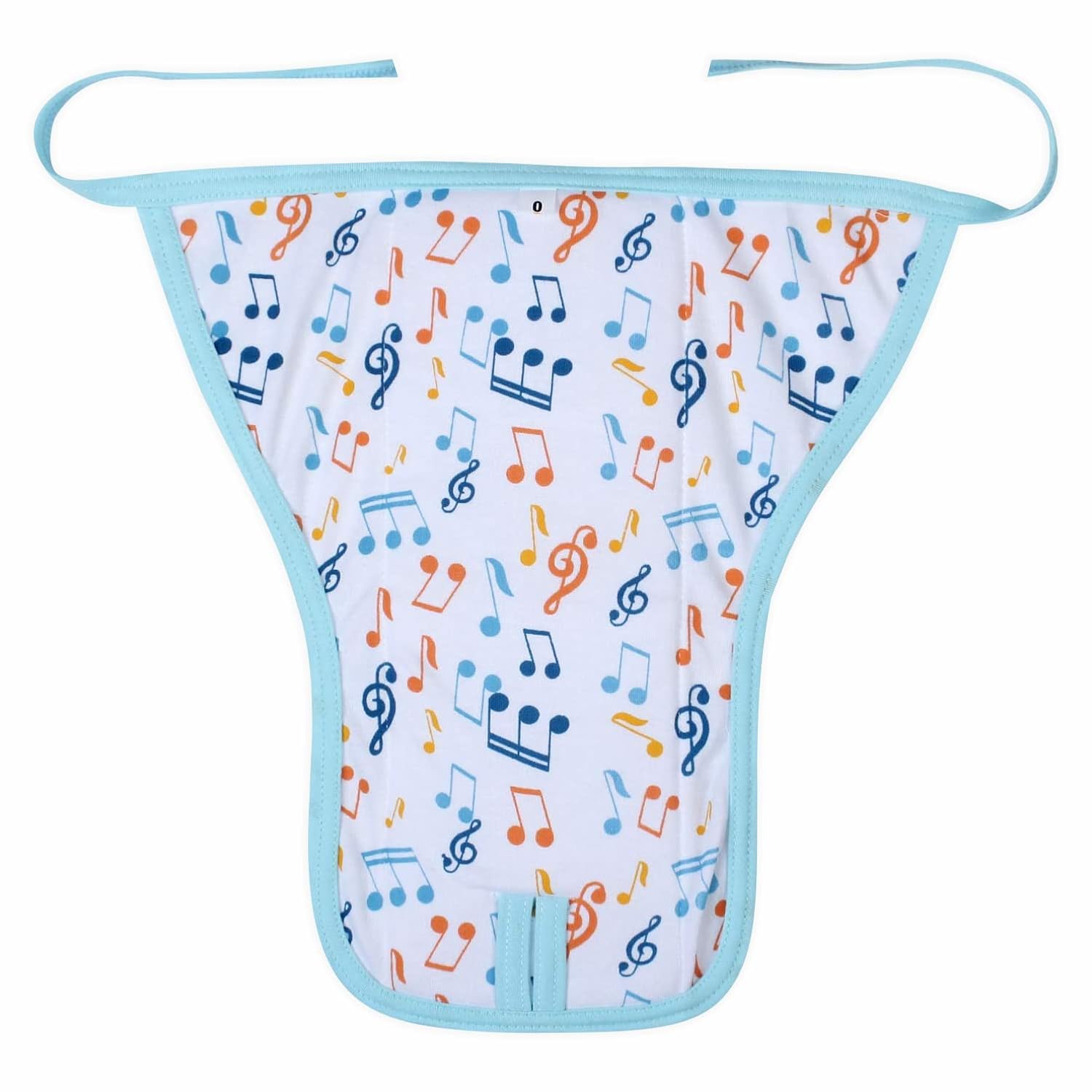 Soft Cotton Reusable Baby Cloth Nappy with Padding and Adjustable Tie-Up Design for Infants