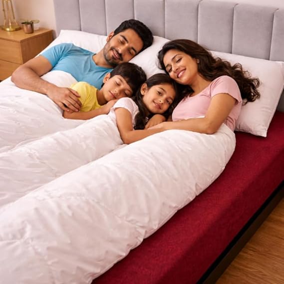 King Bed Mattress Protector 78x72 Inch Waterproof – Smooth Terry Fabric Cover with Airflow Support and Elastic Grip Anti Allergen Mattress Guard