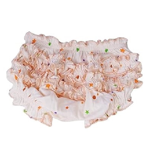 Daily Wear Baby Cotton Briefs for Boys and Girls – Soft Printed Frill Underwear Reusable