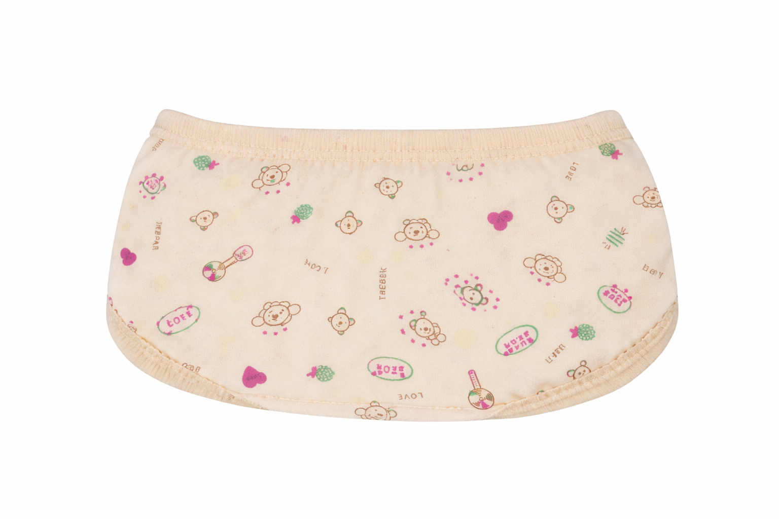 Newborn Baby Reusable Nappy – Cotton Inside, Outside, Washable U Shape Langot for Boys Girls