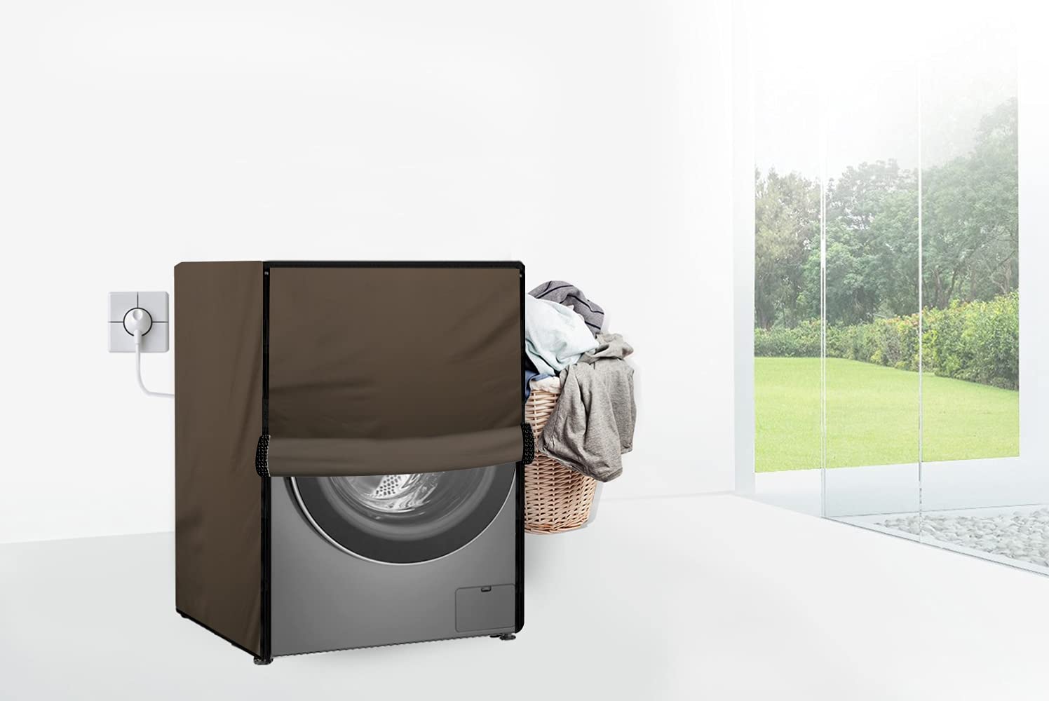 Durable Matty Fabric Washing Machine Cover for Front Load Models