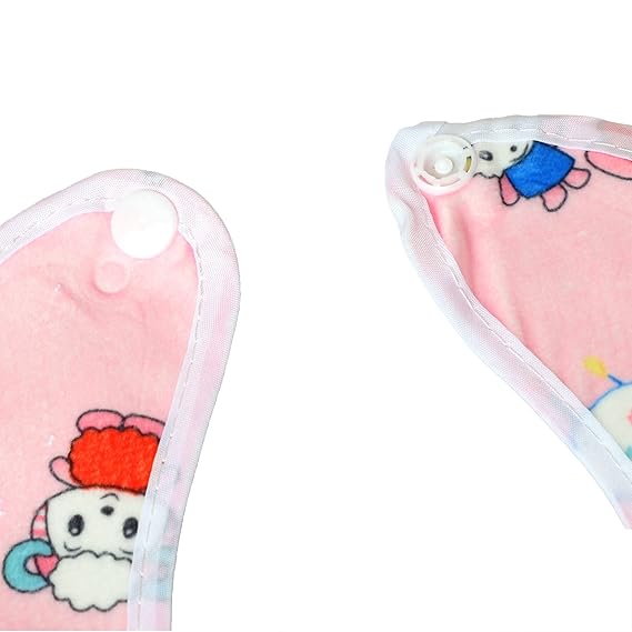 Soft Cotton Washable Reusable Baby Feeding Bib Apron Style Highly Absorbent for Infants Toddlers