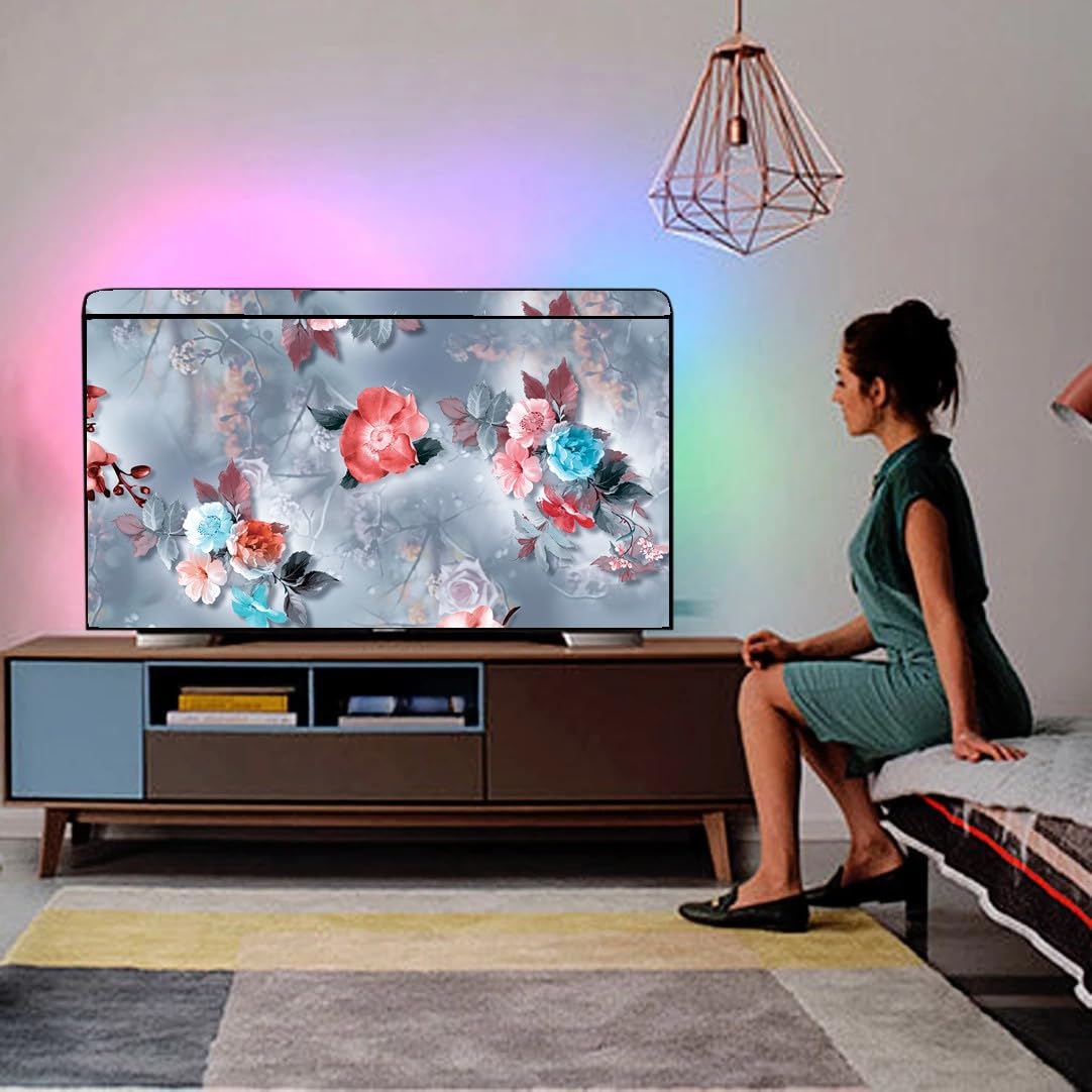 Stylish Waterproof and Dustproof TV Cover for LED, LCD and Flat Screen Televisions