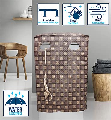 Top Load Fully Automatic Washing Machine Cover PVC Water Resistant Dust Cover