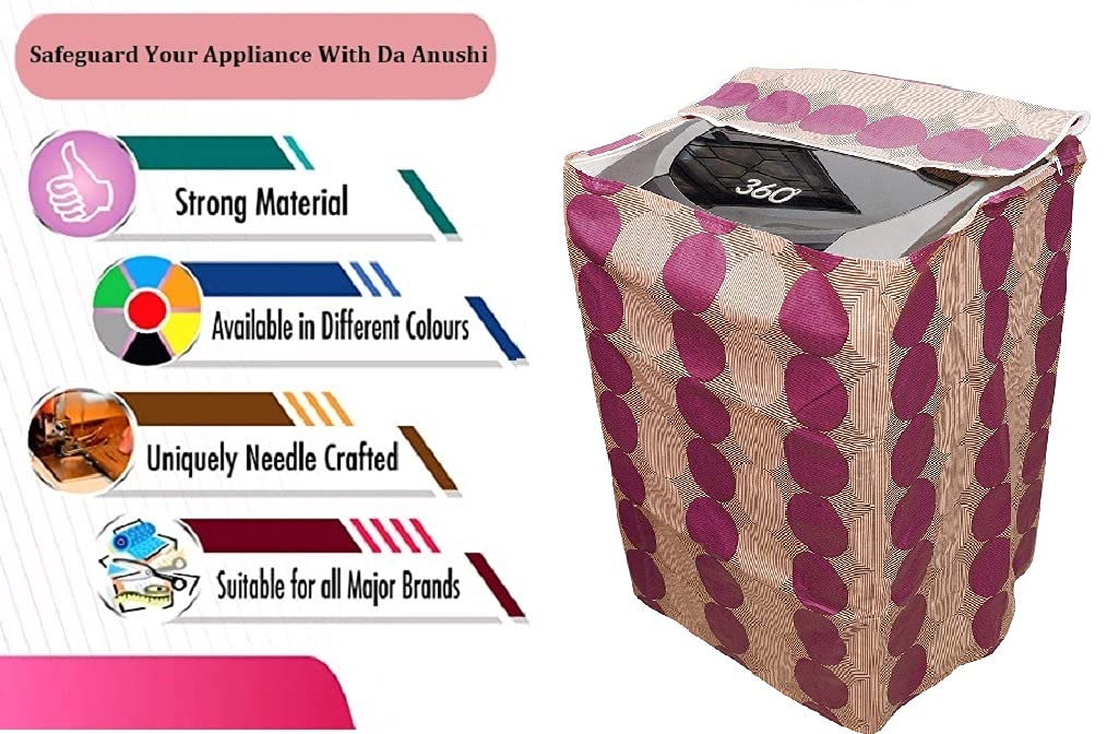 PVC Top Load Washing Machine Protective Cover Water Resistant Dust Protection