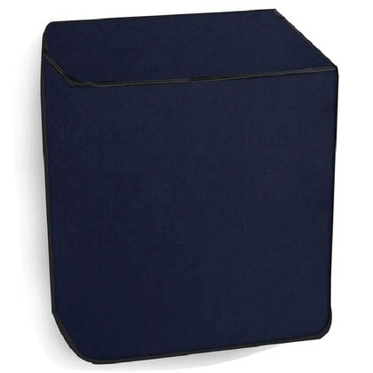 Semi Automatic Top Load Washing Machine Cover Blue Matty Fabric Waterproof Anti Dust Protection