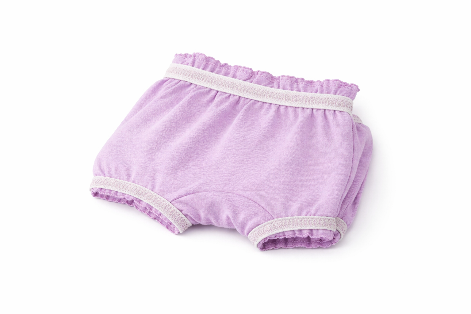 Soft Cotton Baby Bloomers with Frill – Breathable, Reusable Innerwear for Infants Toddlers