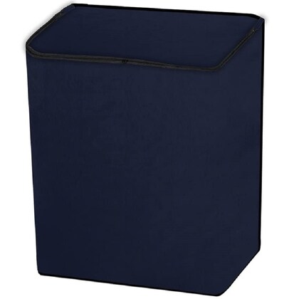 Semi Automatic Top Load Washing Machine Cover Blue Matty Fabric Waterproof Anti Dust Protection