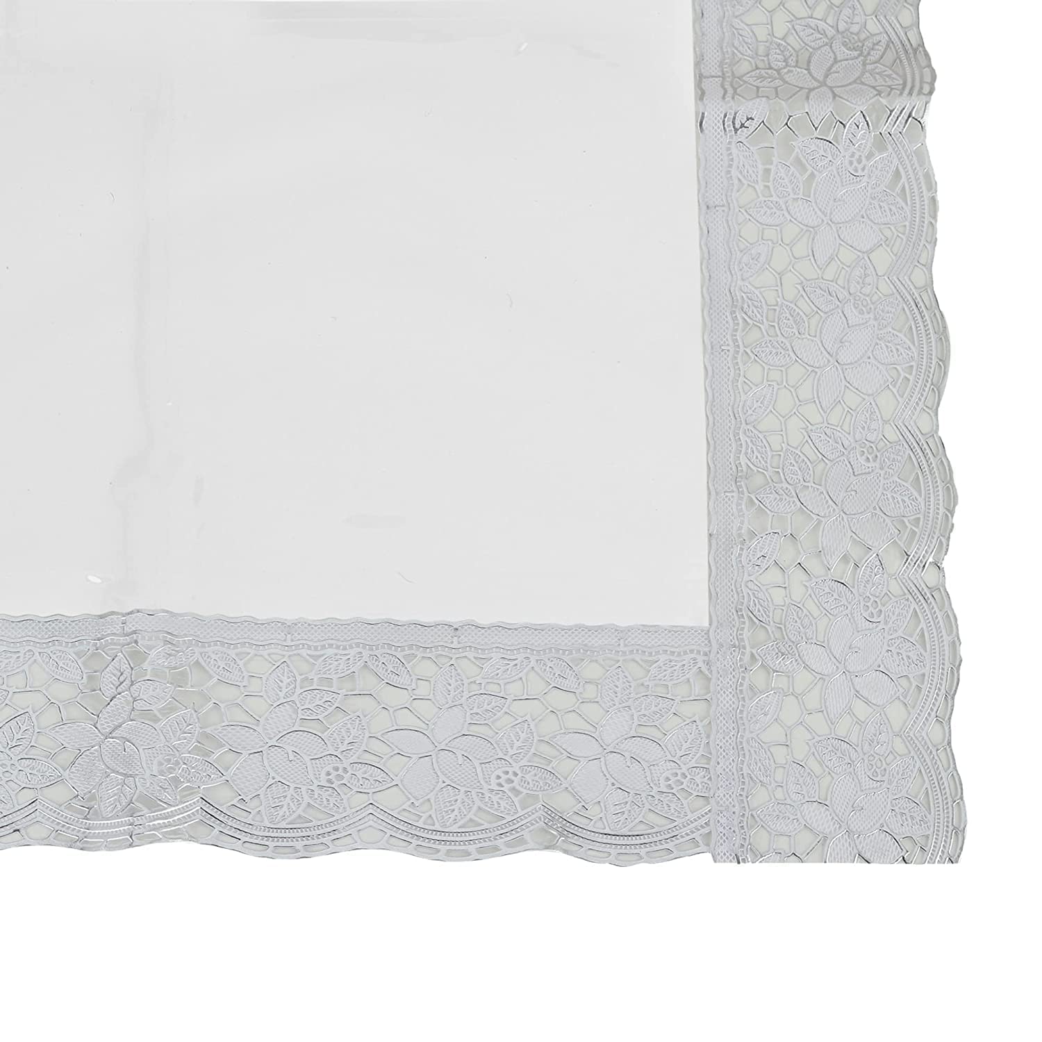 Premium Waterproof PVC Rectangular Table Cover for Dining, Kitchen and Office Use