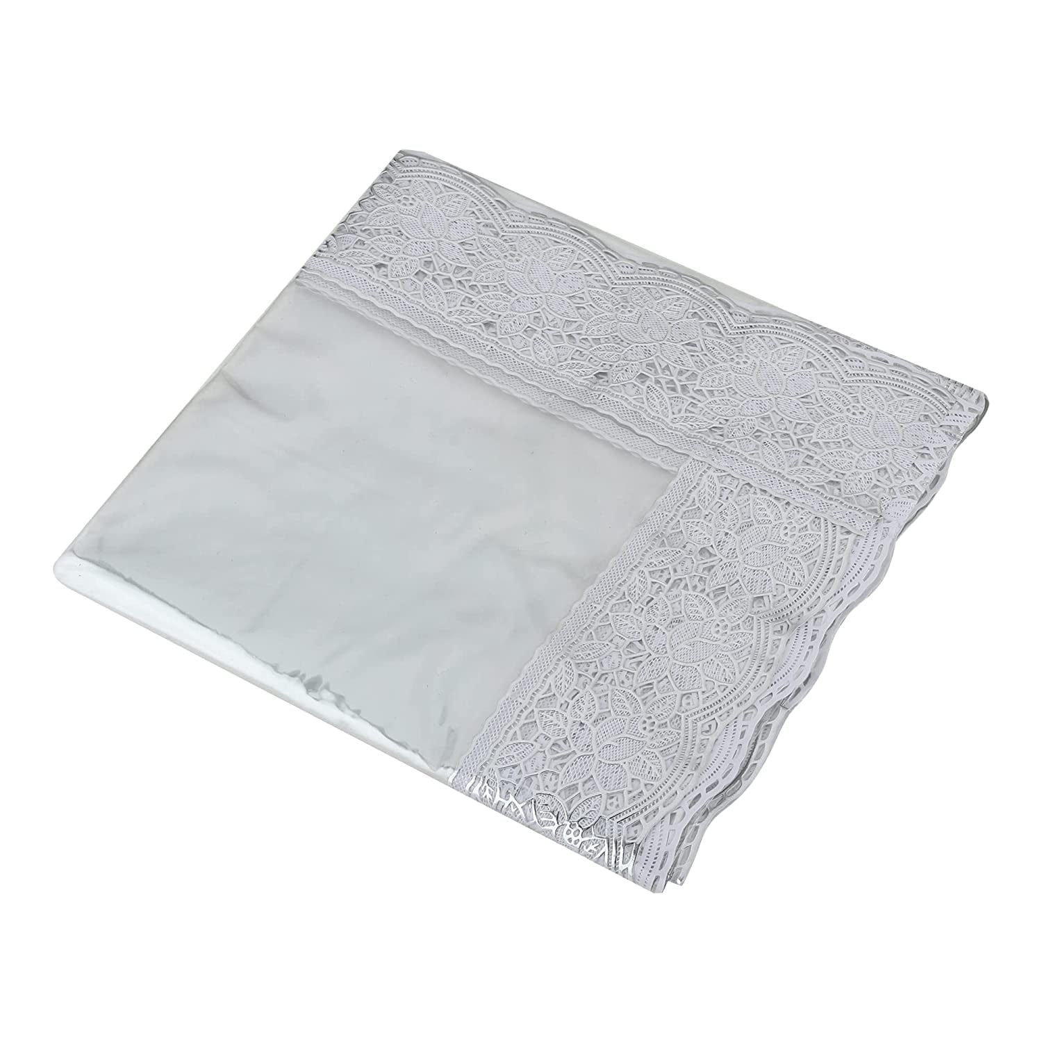 Premium Waterproof PVC Rectangular Table Cover for Dining, Kitchen and Office Use
