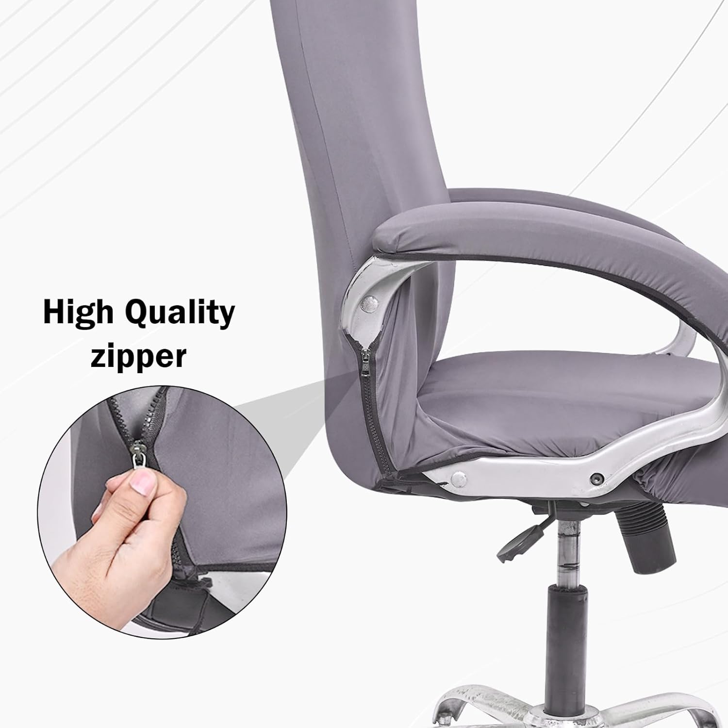 Boss Chair Cover with Armrest Covers Seater Office Chair Protector Stretchable Executive Cover