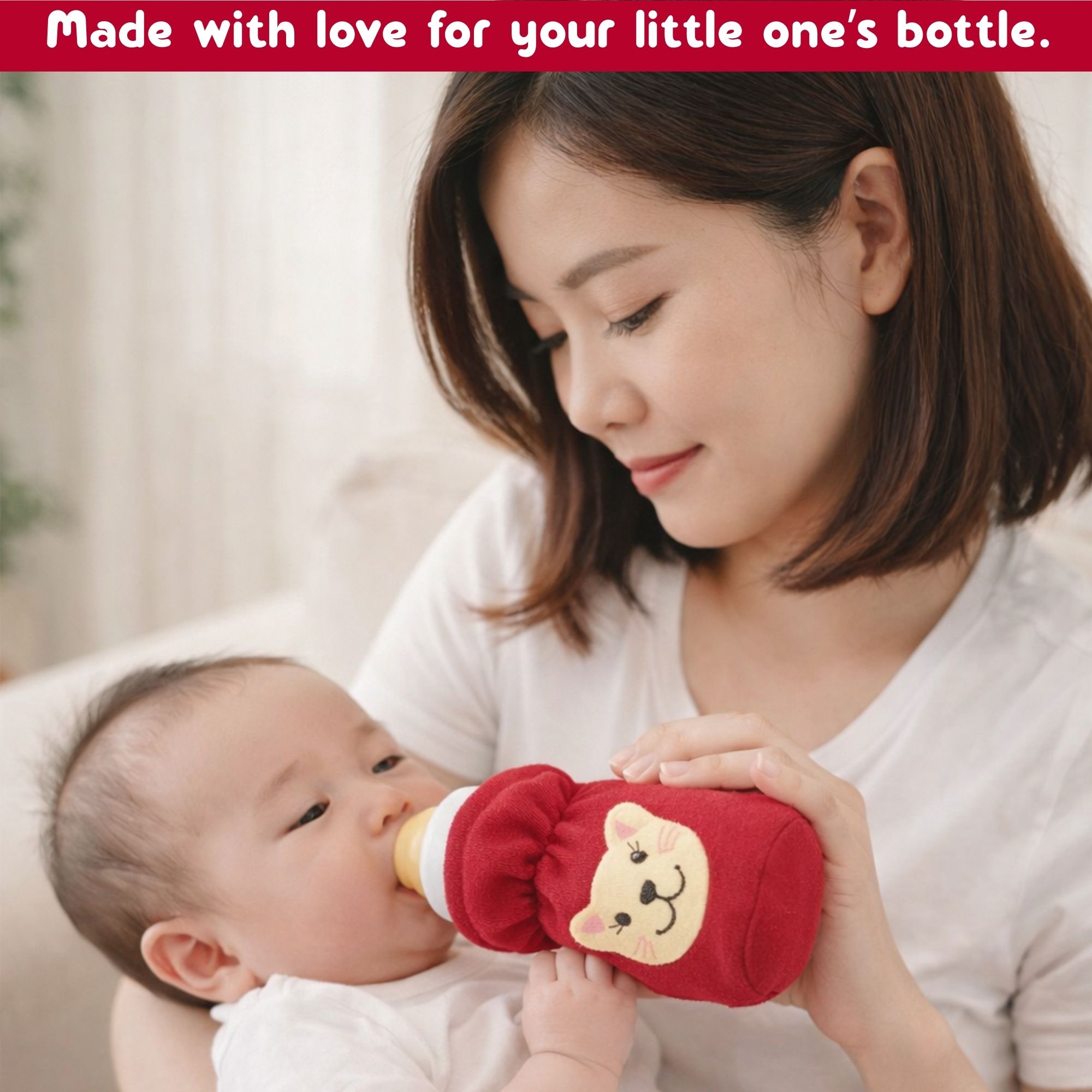 Premium Baby Bottle Cozy Sleeve