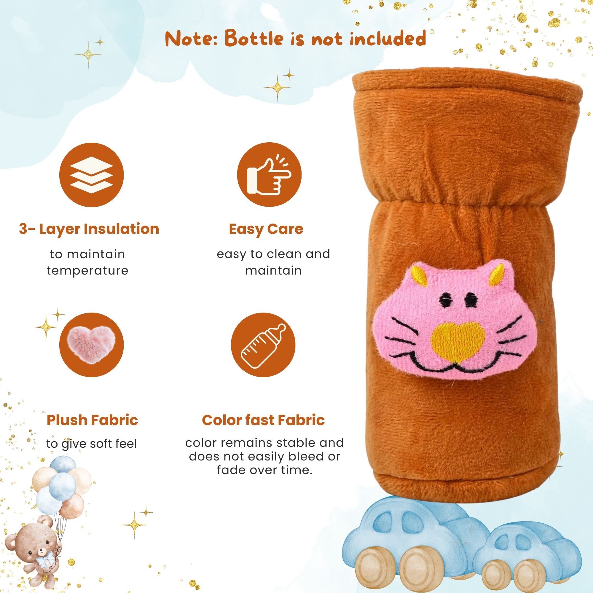 Premium Baby Bottle Cozy Sleeve