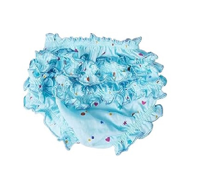 Comfort Fit Baby Cotton Innerwear for Boys and Girls – Printed Frill Style Reusable Panties