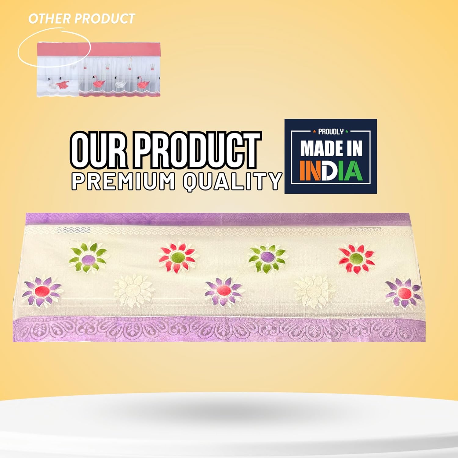 Premium Indoor AC Dust Protection Cover | Open Type Running Mode Cover