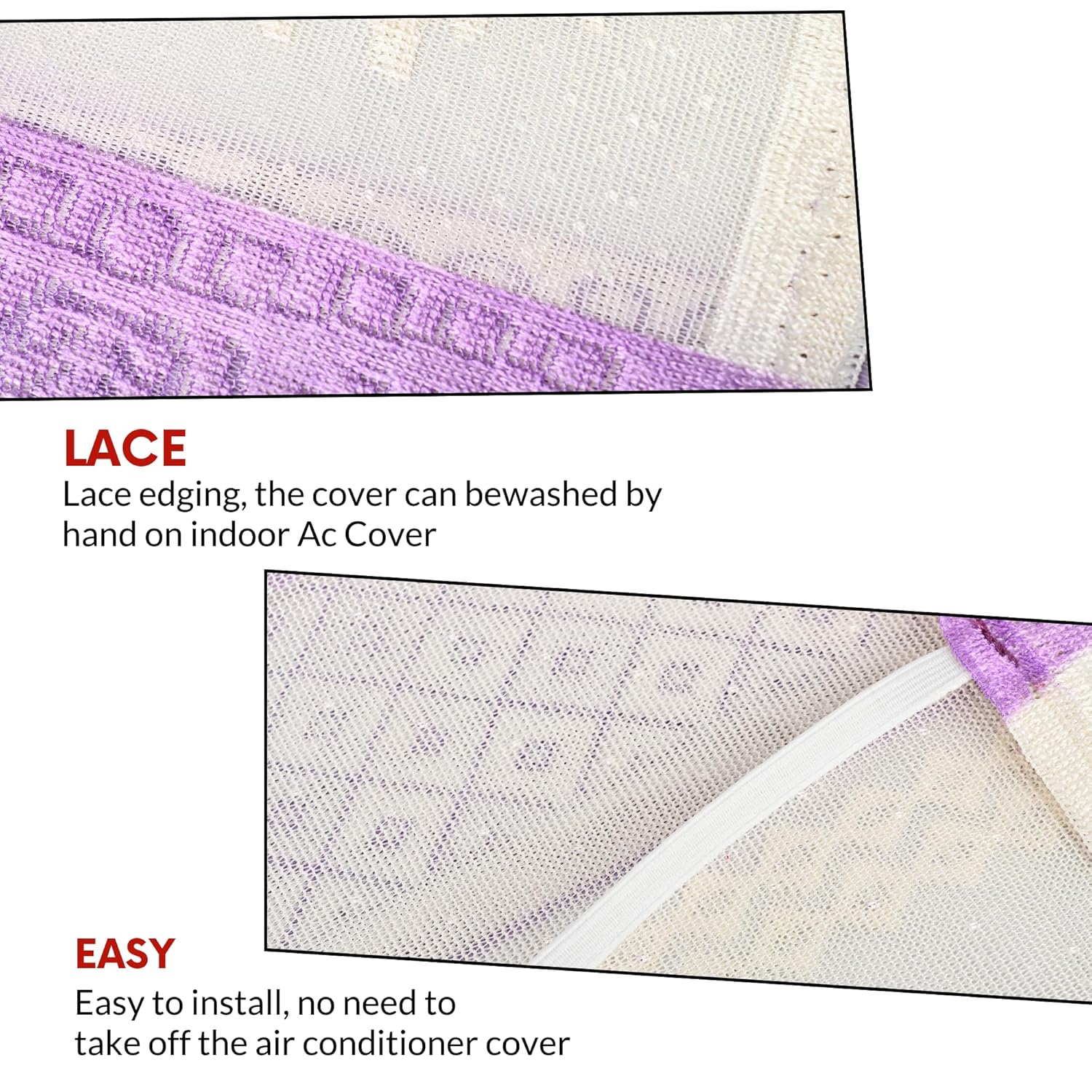 Premium Indoor AC Dust Protection Cover | Open Type Running Mode Cover