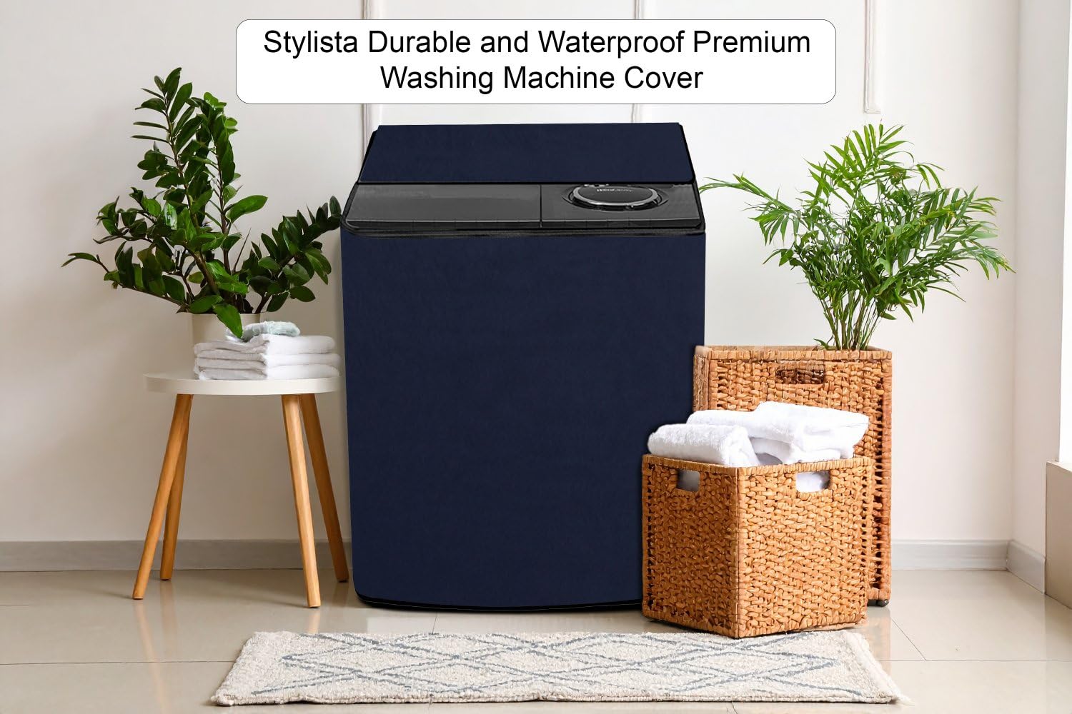 Semi Automatic Washing Machine Top Load Cover Matty Fabric Anti Dust Waterproof Long Lasting