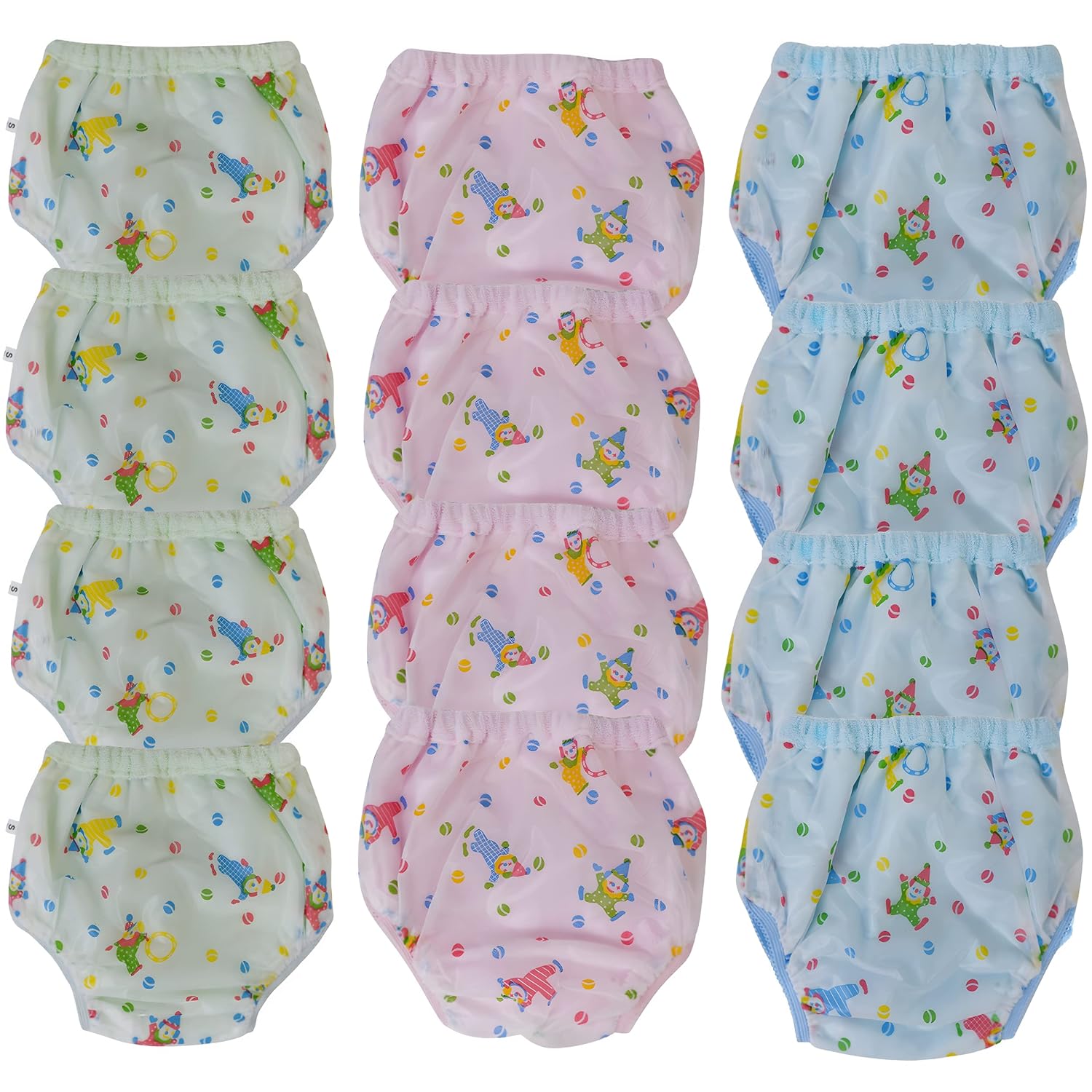 Green , Pink , Blue - 12 PCs